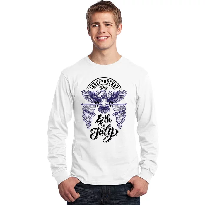 American Eagle Independence Day Celebration Tall Long Sleeve T-Shirt