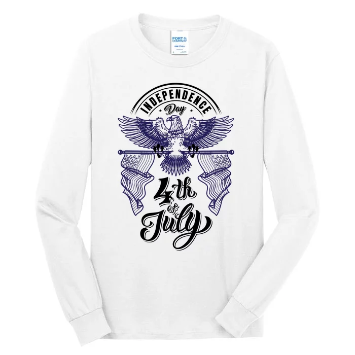 American Eagle Independence Day Celebration Tall Long Sleeve T-Shirt