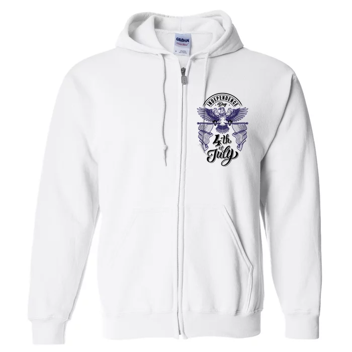 American Eagle Independence Day Celebration Full Zip Hoodie