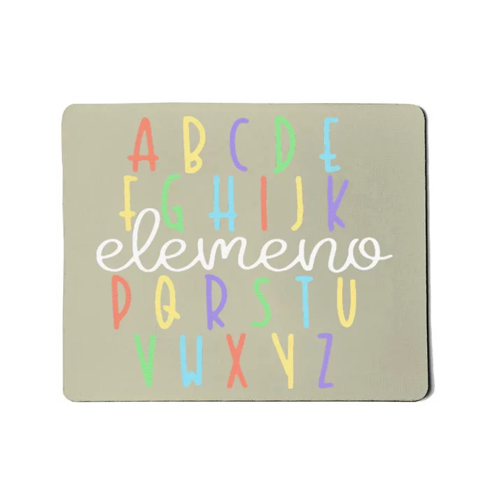 ABC Elemeno Kindergarten Teacher Cute Gifts Back To School Mousepad