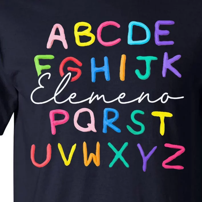 ABC Elemeno Kindergarten Teacher Back To School Tall T-Shirt