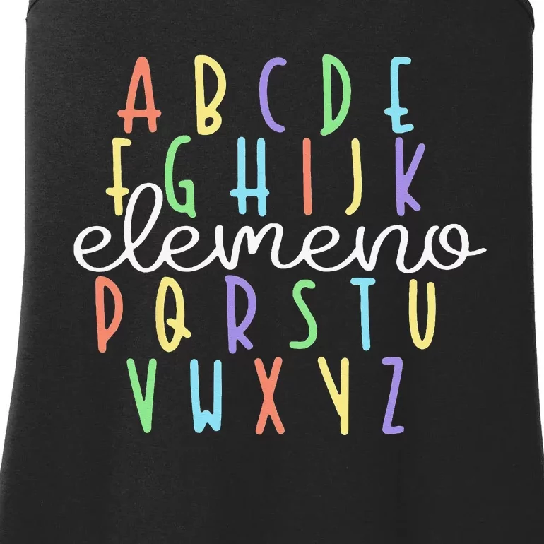 ABC Elemeno Kindergarten Teacher Cute Gifts Ladies Essential Tank