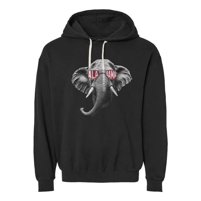 Alabama Elephant Lovers Garment-Dyed Fleece Hoodie