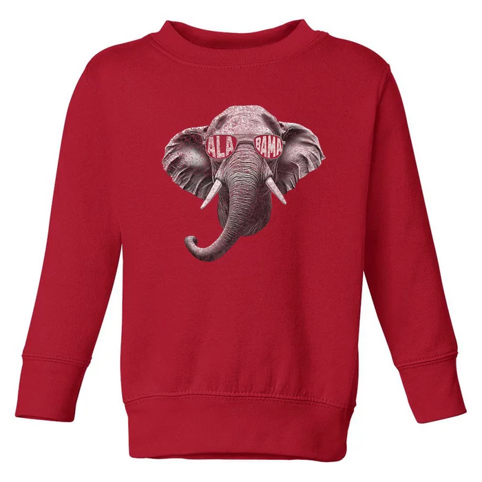 Alabama Elephant Lovers Toddler Sweatshirt