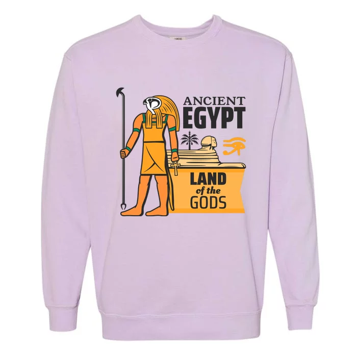 Ancient Egypt Land Of Gods Garment-Dyed Sweatshirt