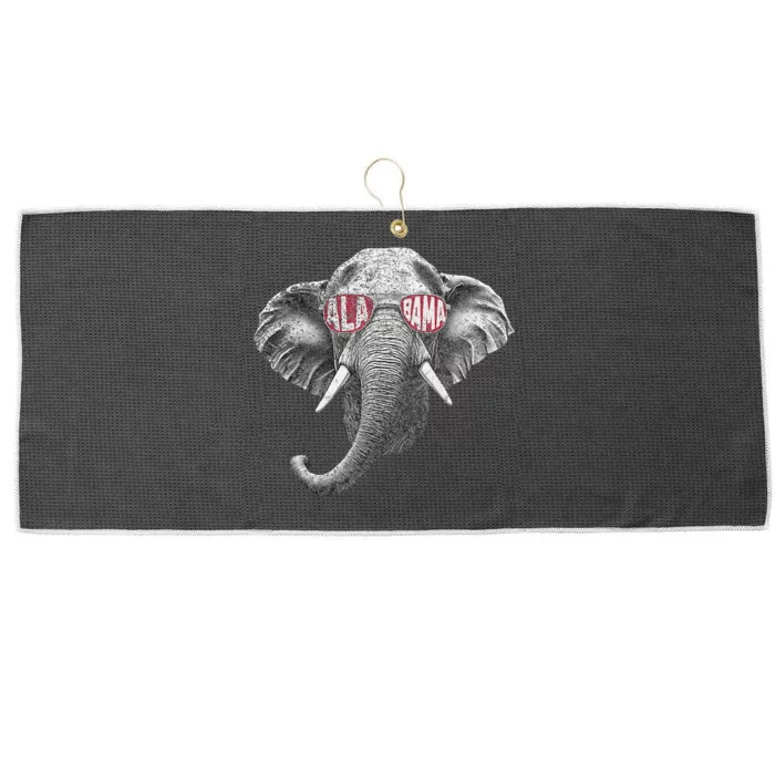 Alabama Elephant Lovers Large Microfiber Waffle Golf Towel