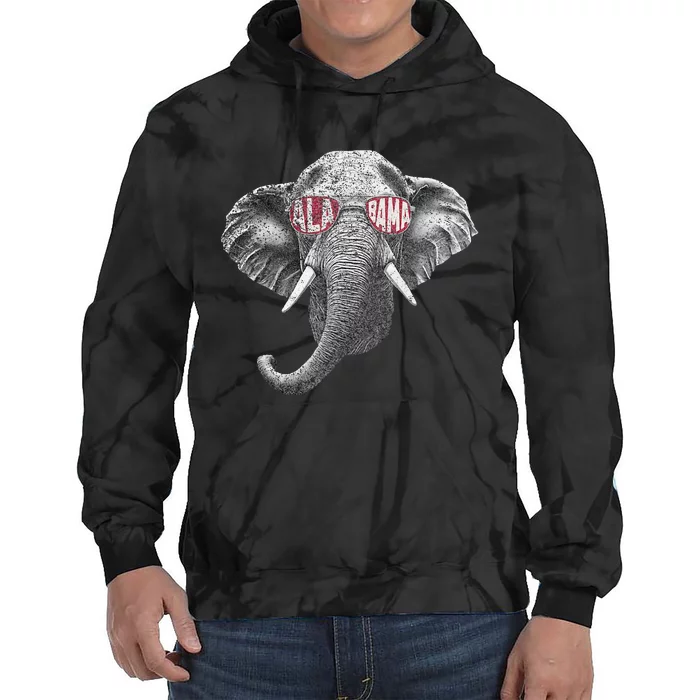 Alabama Elephant Lovers Tie Dye Hoodie