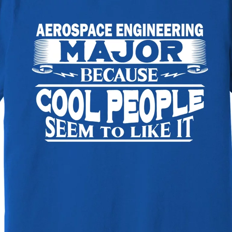 Aerospace Engineering Major Cool People Like It College Gift Meaningful Gift Premium T-Shirt