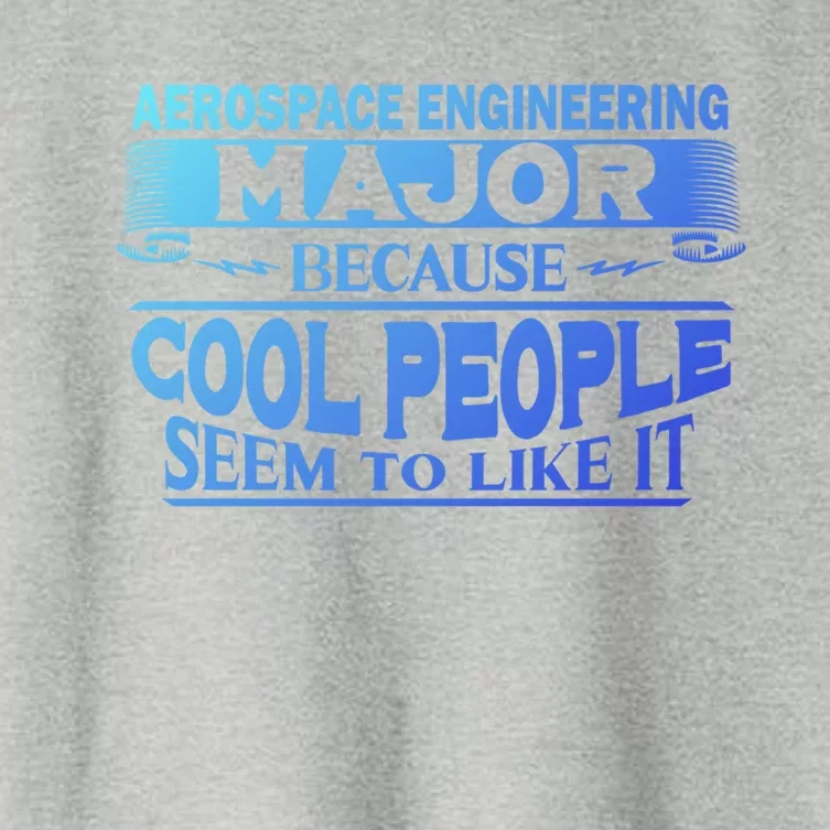 Aerospace Engineering Major Cool People Like It College Gift Meaningful Gift Women's Crop Top Tee