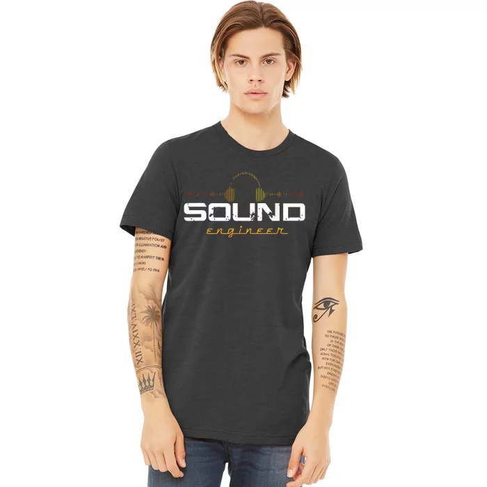 Audio Engineer Music Production Sound Engineer Disc Jockey Premium T-Shirt