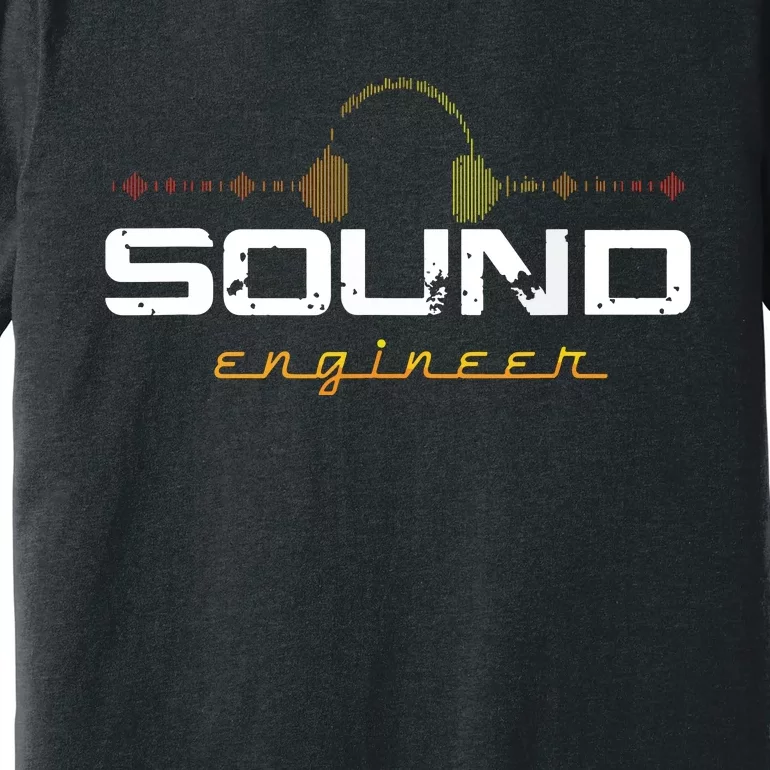 Audio Engineer Music Production Sound Engineer Disc Jockey Premium T-Shirt