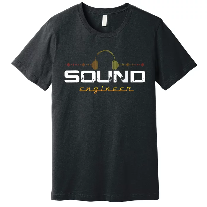 Audio Engineer Music Production Sound Engineer Disc Jockey Premium T-Shirt