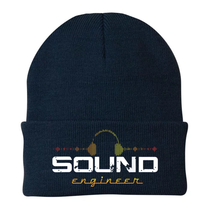 Audio Engineer Music Production Sound Engineer Disc Jockey Knit Cap Winter Beanie