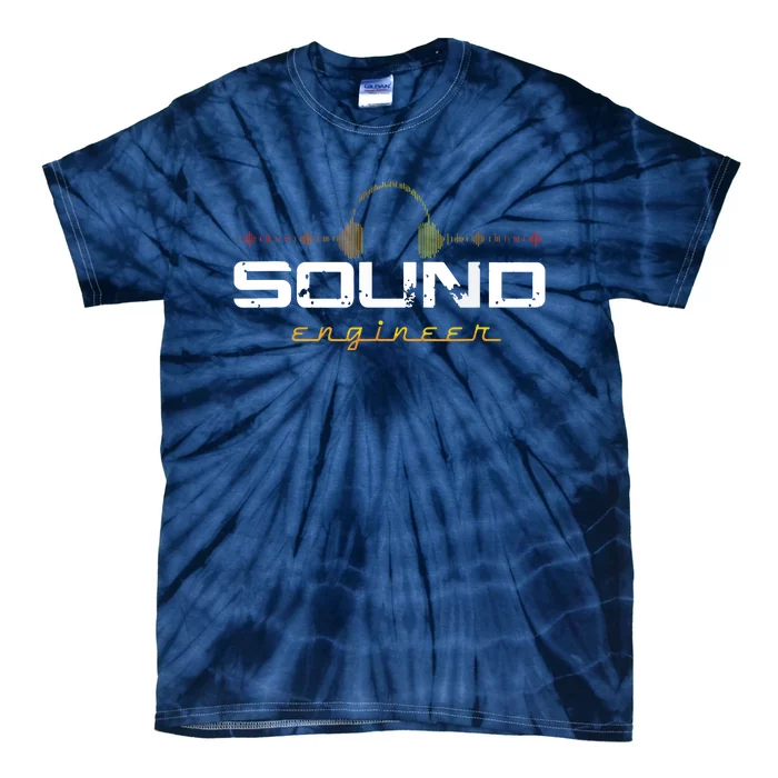 Audio Engineer Music Production Sound Engineer Disc Jockey Tie-Dye T-Shirt