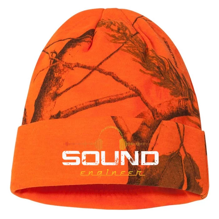 Audio Engineer Music Production Sound Engineer Disc Jockey Kati - 12in Camo Beanie