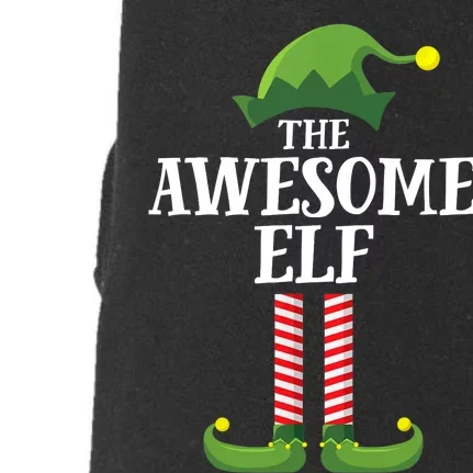 Awesome Elf Matching Family Group Christmas Party Doggie 3-End Fleece Hoodie