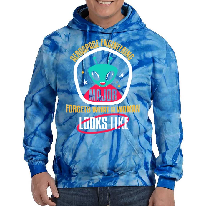 Aerospace Engineering Major Forgets Rocket Scientists Cute Gift Tie Dye Hoodie