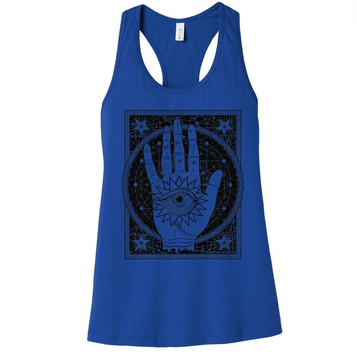 AllSeeing Eye Oracle Spooky Halloween Women's Racerback Tank