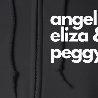 Angelica Eliza & Peggy Historic Hamilton Full Zip Hoodie