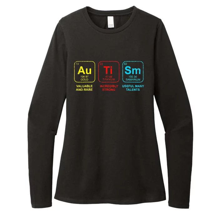 Autism Elements Periodic Table Awareness ASD Womens CVC Long Sleeve Shirt