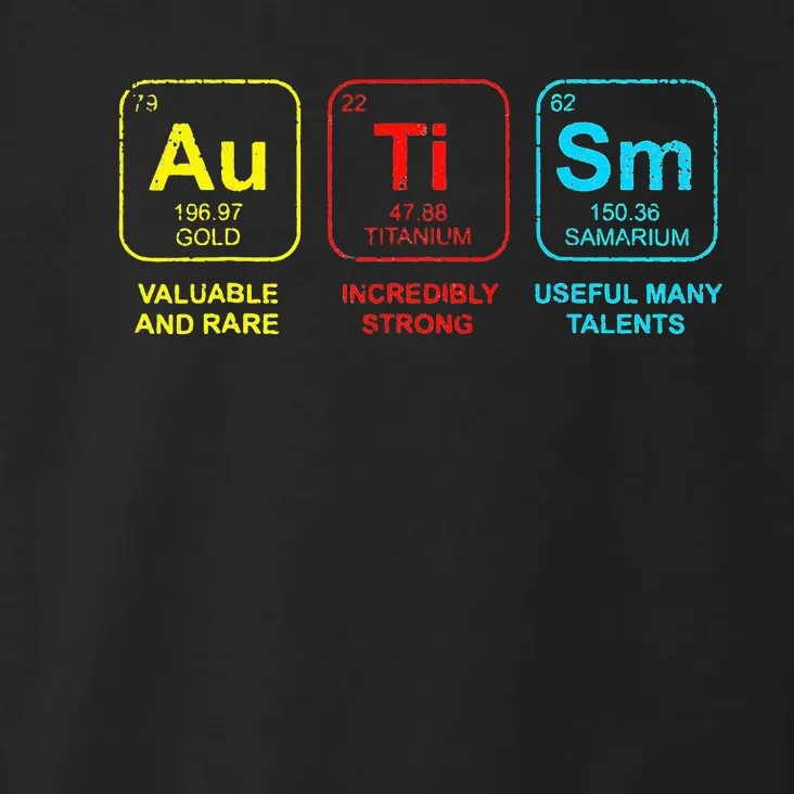 Autism Elements Periodic Table Awareness ASD Toddler Hoodie