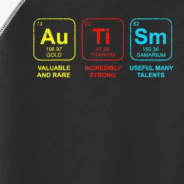 Autism Elements Periodic Table Awareness ASD Toddler Fine Jersey T-Shirt