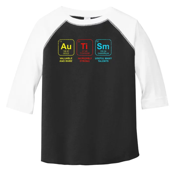 Autism Elements Periodic Table Awareness ASD Toddler Fine Jersey T-Shirt