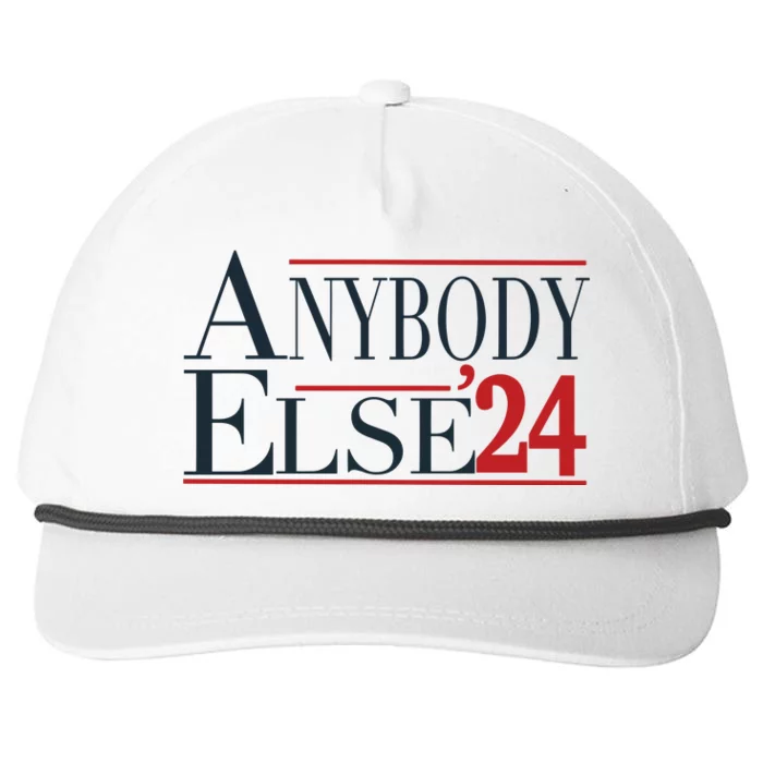 Anybody Else Presidential Election 2024 Snapback Five-Panel Rope Hat