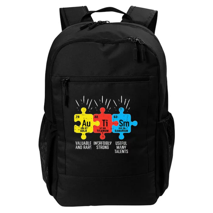 Autism Elements Periodic Table Awareness ASD Women Daily Commute Backpack