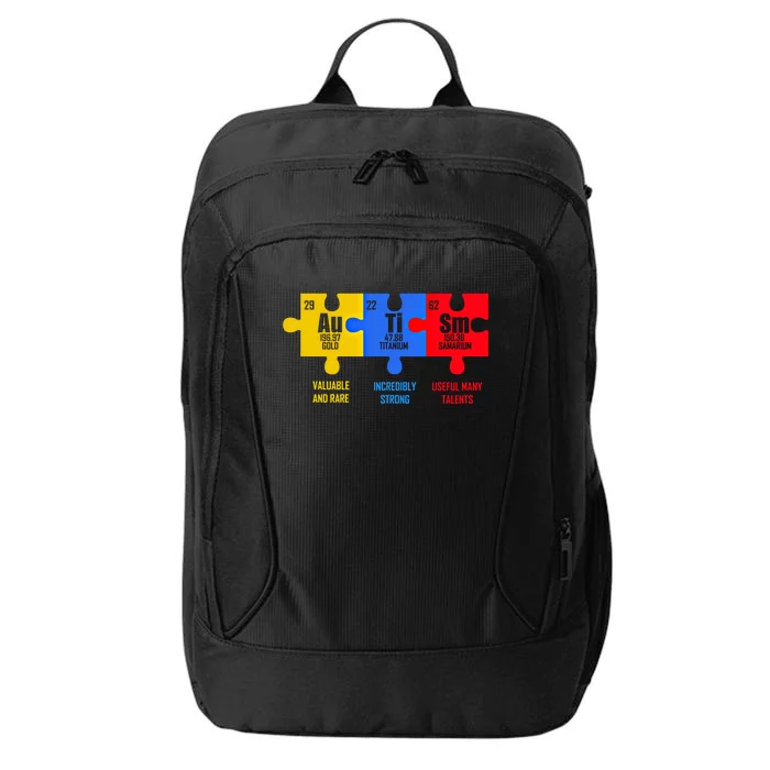 Autism Elets Periodic Table For Chemistry Teacher Cool Gift City Backpack