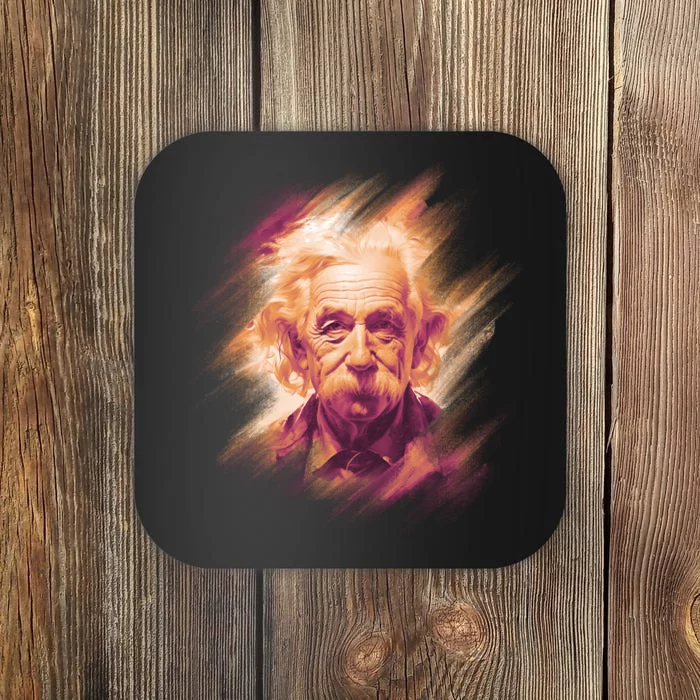 Albert Einstein Portrait Coaster