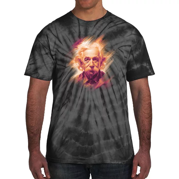 Albert Einstein Portrait Tie-Dye T-Shirt