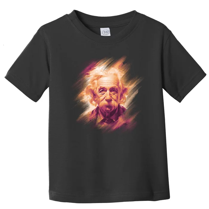 Albert Einstein Portrait Toddler T-Shirt