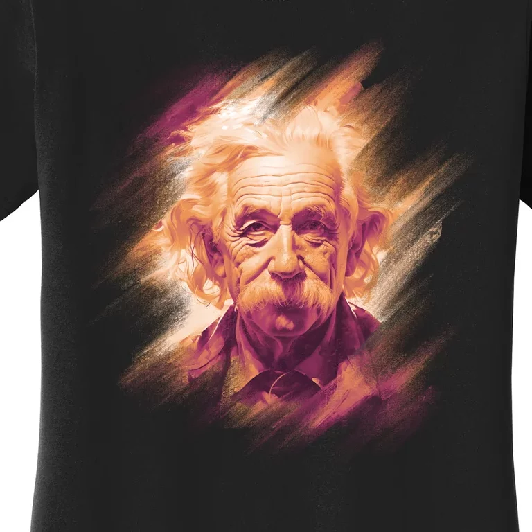 Albert Einstein Portrait Women's T-Shirt