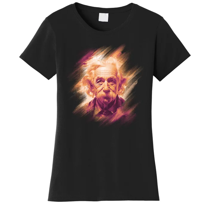 Albert Einstein Portrait Women's T-Shirt