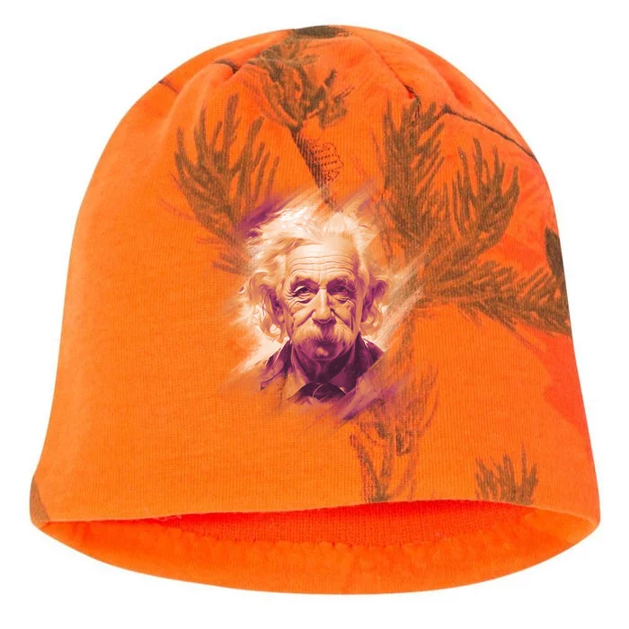 Albert Einstein Portrait Kati - Camo Knit Beanie