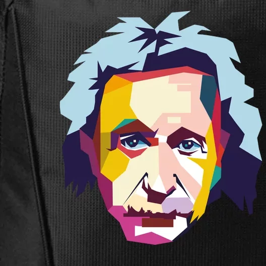 Albert Einstein Pop Art City Backpack