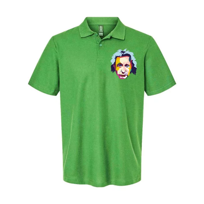 Albert Einstein Pop Art Softstyle Adult Sport Polo