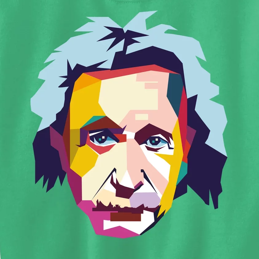 Albert Einstein Pop Art Kids Sweatshirt