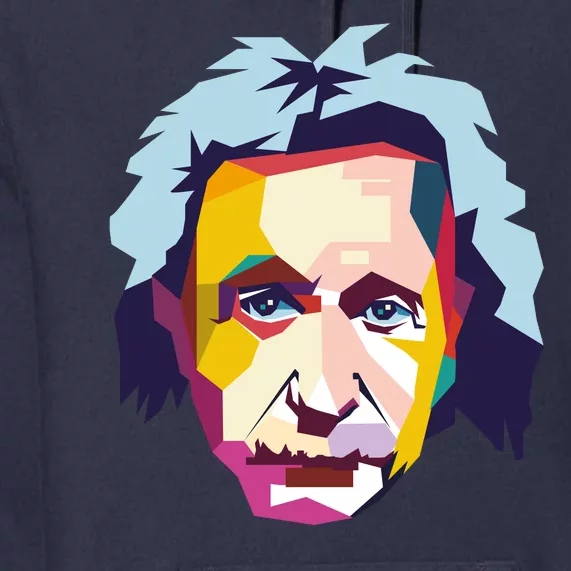 Albert Einstein Pop Art Premium Hoodie