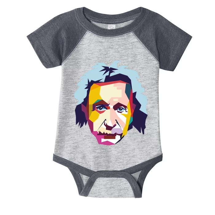 Albert Einstein Pop Art Infant Baby Jersey Bodysuit