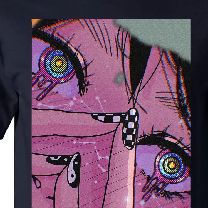 Anime Eyes Pastel Kawaii Girl Aesthetic Japanese Otaku Tall T-Shirt