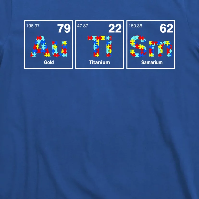 Autism Elets Periodic Table Chemical Awareness Teach Great Gift T-Shirt