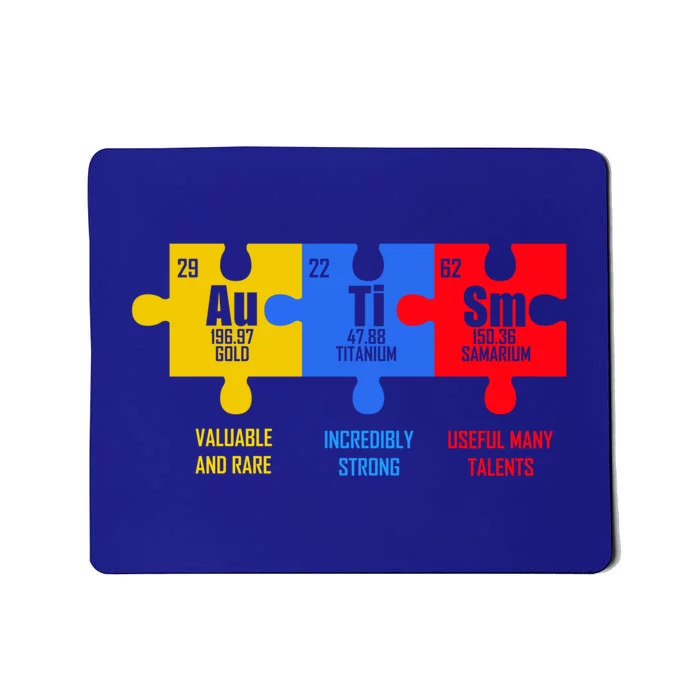 Autism Elets Periodic Table For Chemistry Teacher Gift Mousepad