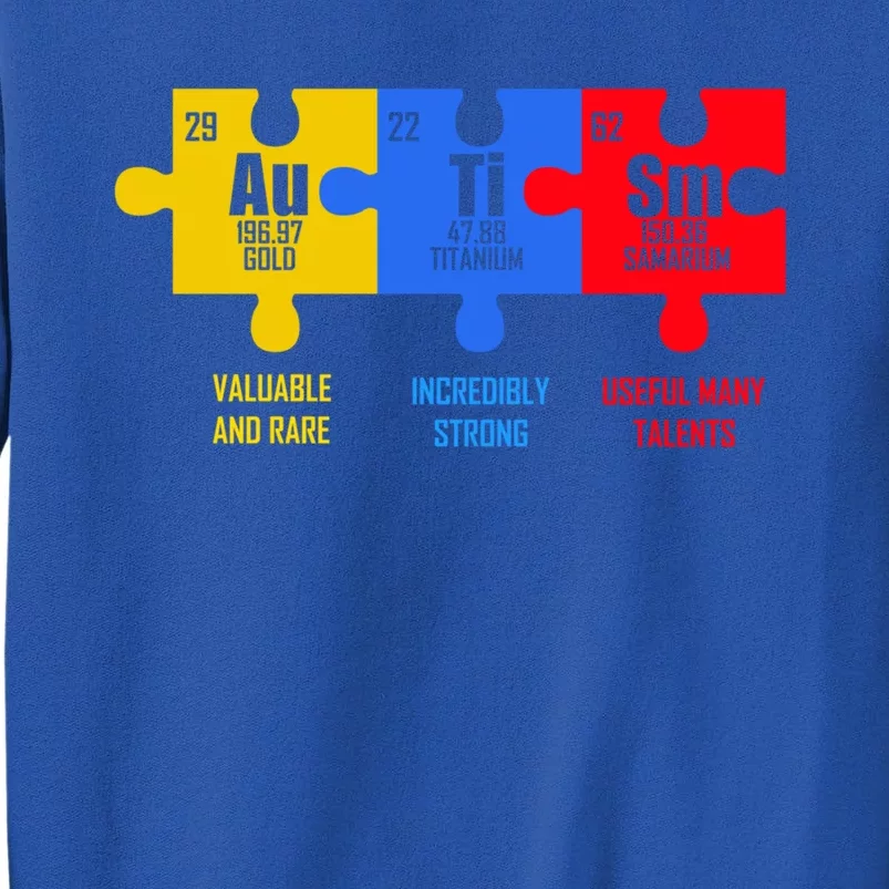 Autism Elets Periodic Table For Chemistry Teacher Gift Tall Sweatshirt