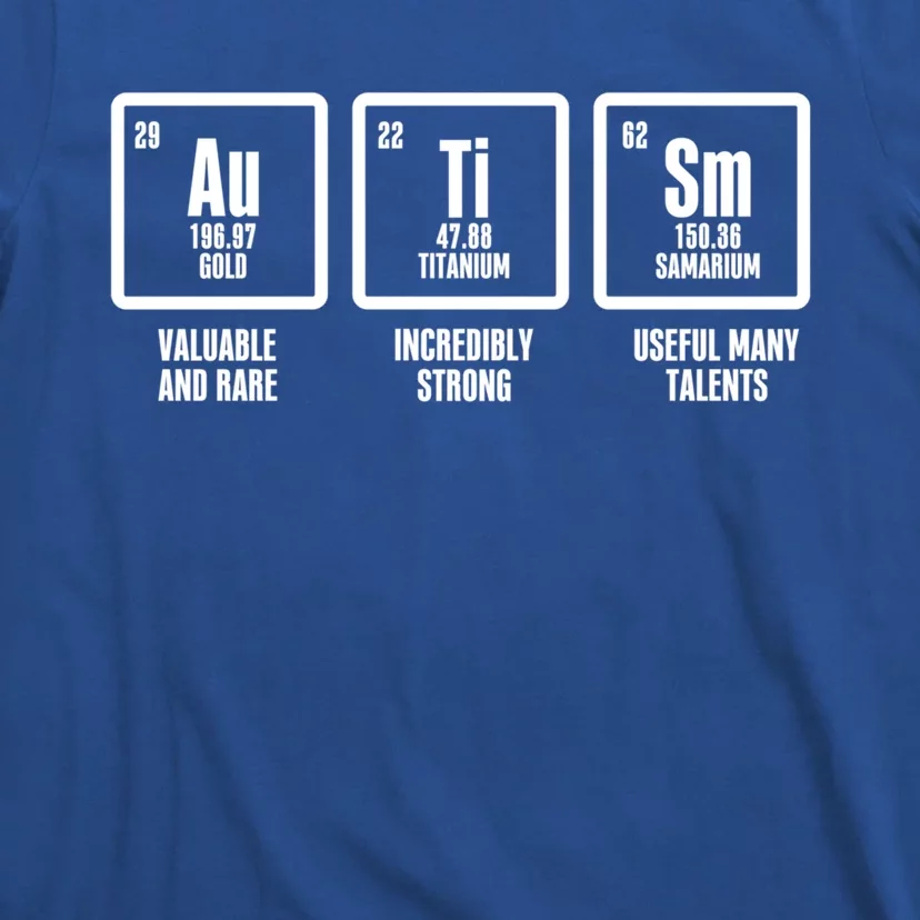 Autism Elets Periodic Table For Chemistry Teacher Cute Gift T-Shirt