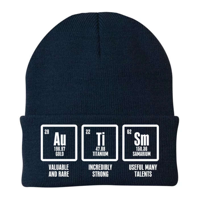 Autism Elets Periodic Table For Chemistry Teacher Cute Gift Knit Cap Winter Beanie