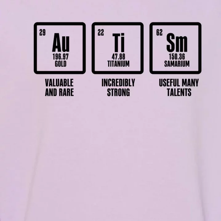 Autism Elets Periodic Table For Chemistry Teacher Cute Gift Garment-Dyed Sweatshirt