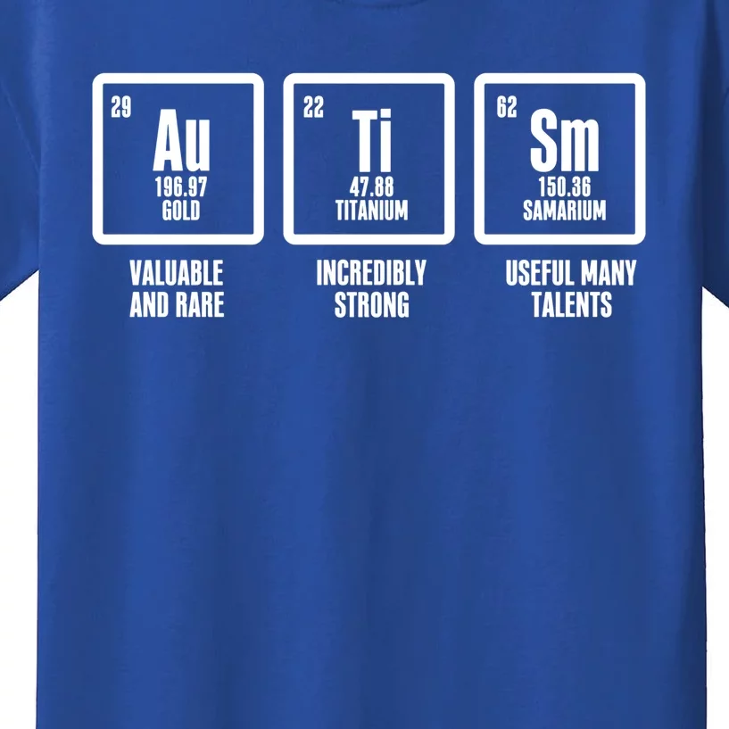 Autism Elets Periodic Table For Chemistry Teacher Cool Gift Kids T-Shirt