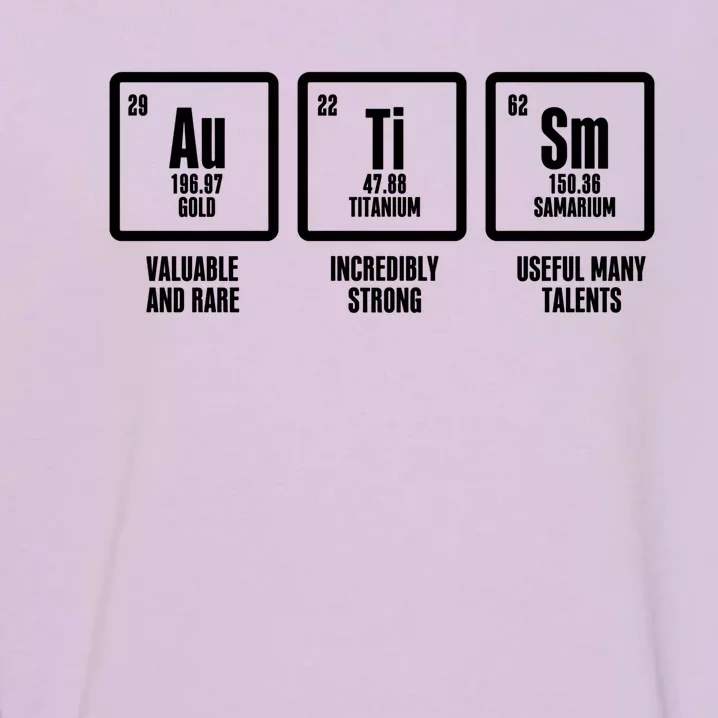 Autism Elets Periodic Table For Chemistry Teacher Cool Gift Garment-Dyed Sweatshirt